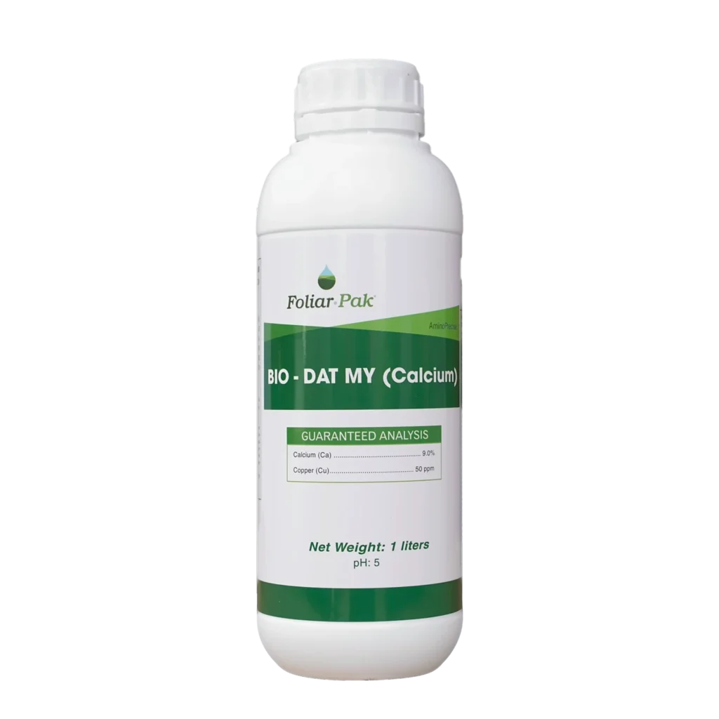 BIO ĐẤT MỸ (CALCIUM) phân bón trung – vi lượng dạng lỏng EnP – mặt trước bao bì