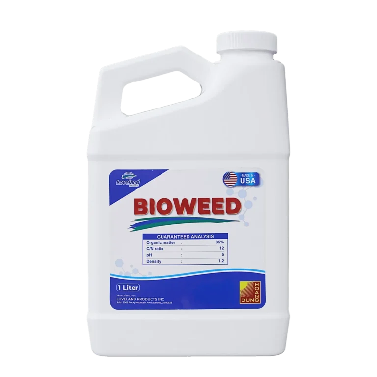 BIO WEED phân bón hữu cơ dạng lỏng Loveland Products – mặt trước bao bì