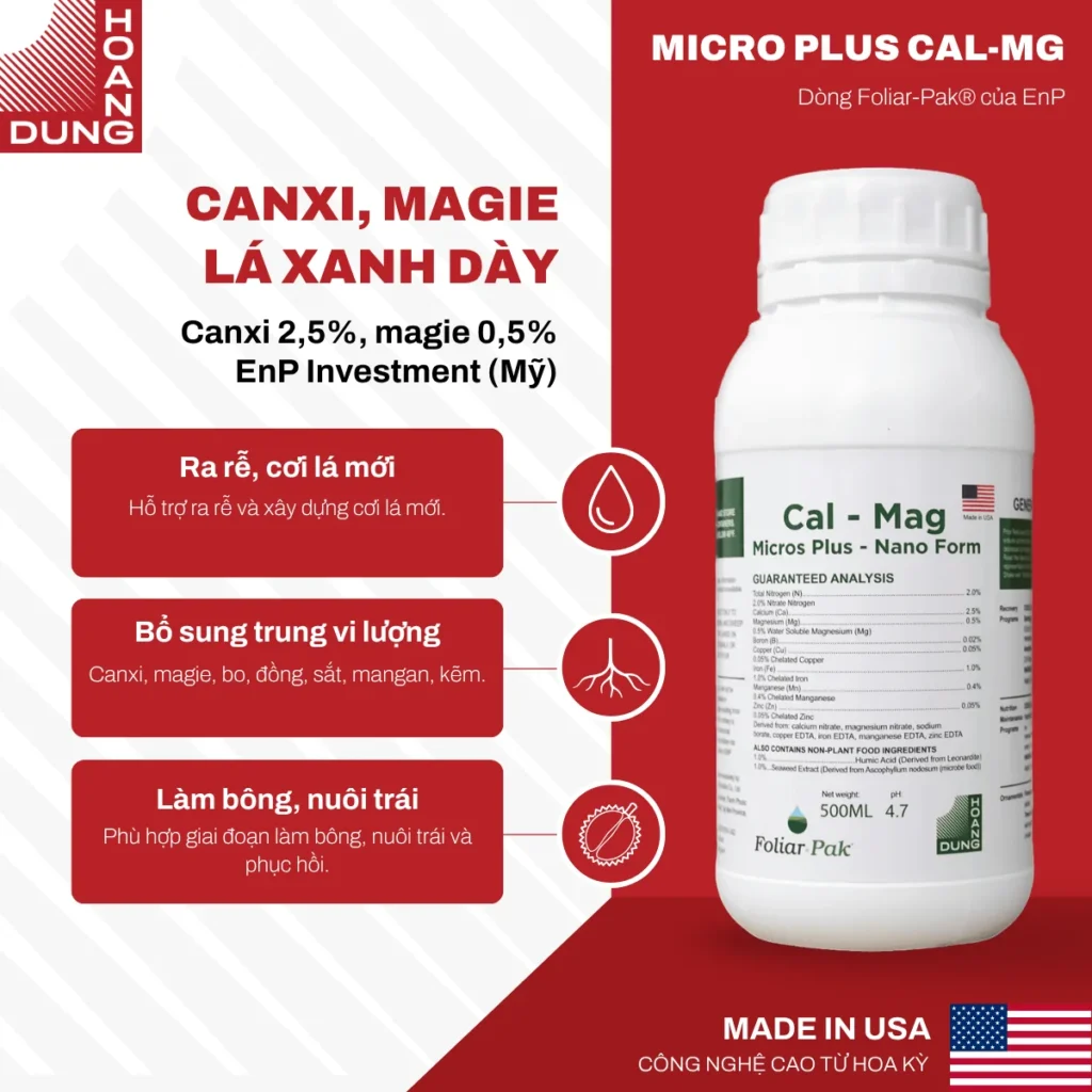 MICRO PLUS CAL-MG EnP – công dụng nổi bật của sản phẩm