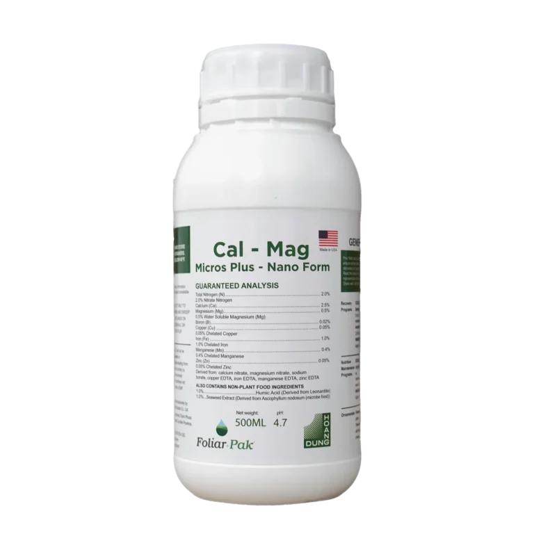 MICRO PLUS CAL-MG phân bón đạm trung vi lượng dạng lỏng EnP – mặt trước bao bì