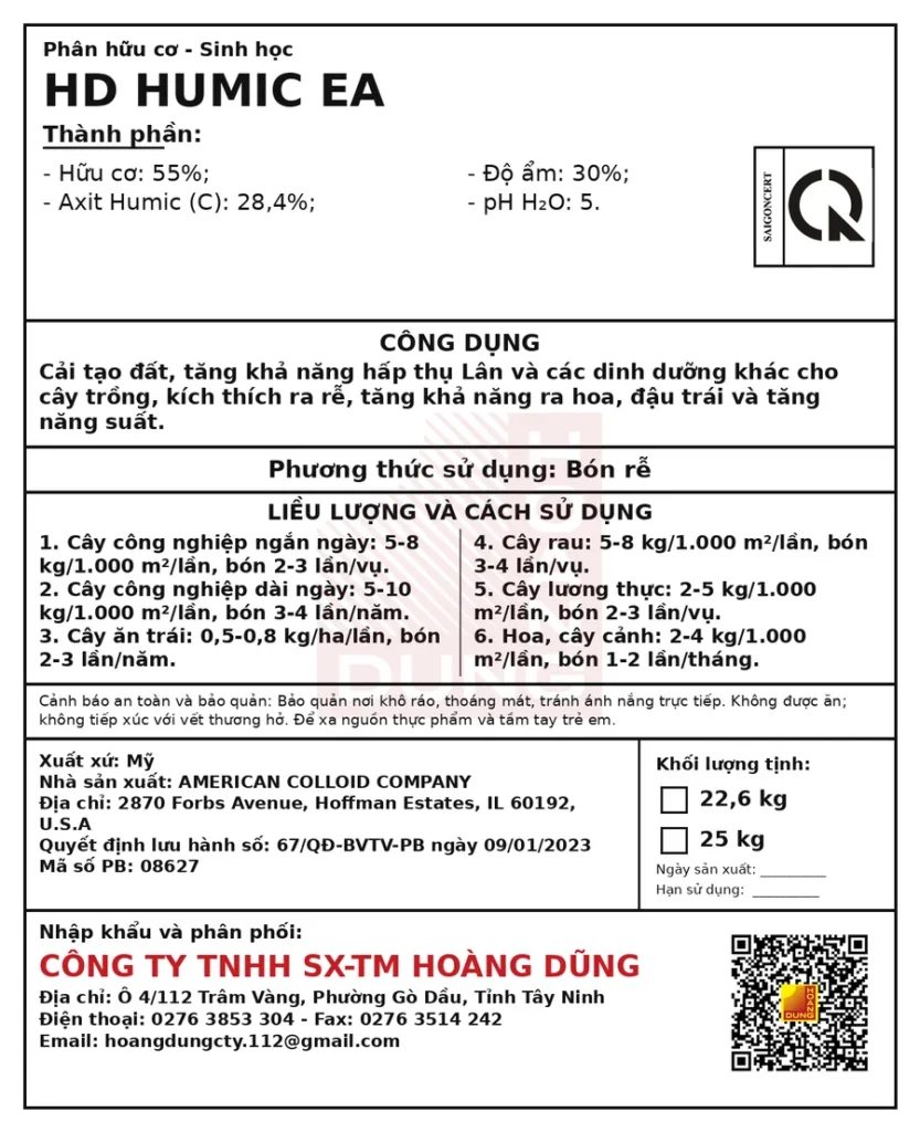 EVOLUTION Loveland Products – tem phụ