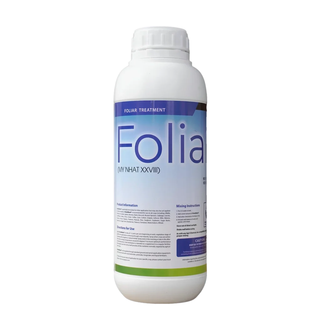 FOLIAR BLEND phân bón vi lượng bo dạng lỏng Agri-Gro – mặt trước bao bì
