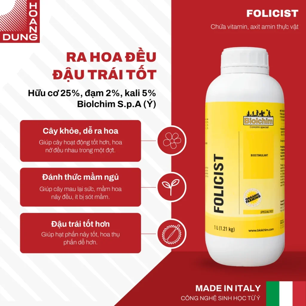 FOLICIST Biolchim – công dụng nổi bật của sản phẩm