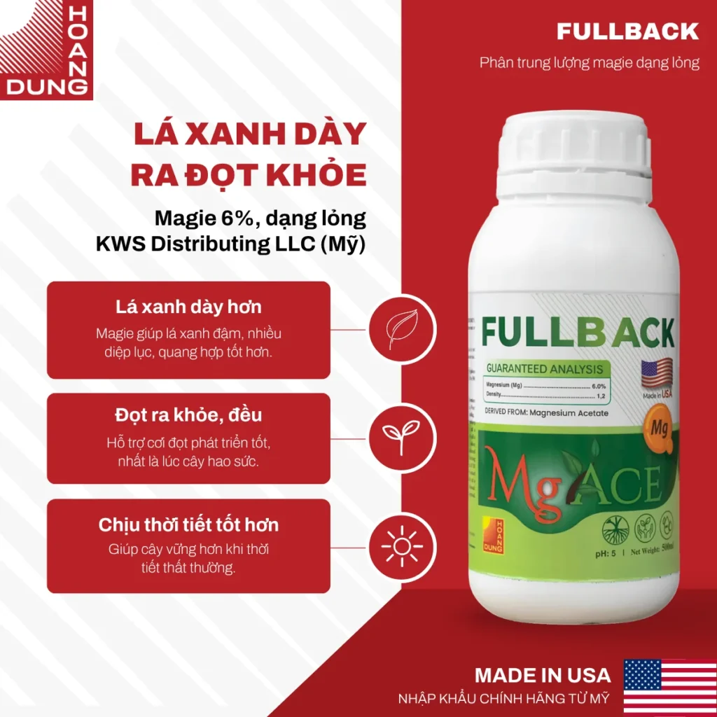 FULLBACK KWS Distributing – công dụng nổi bật của sản phẩm