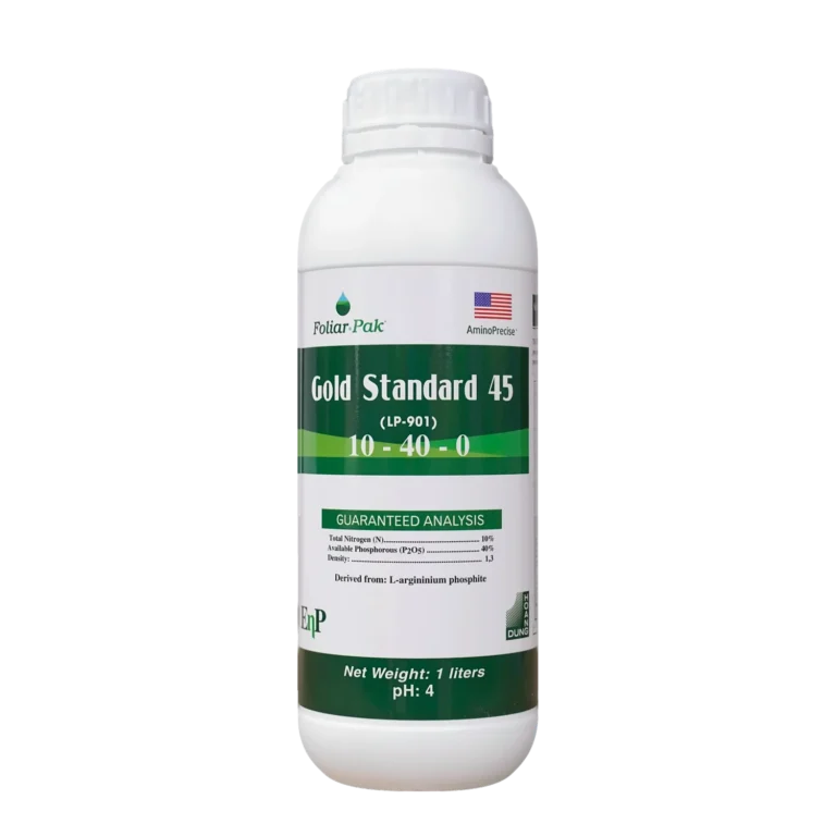 GOLD STANDARD 45 (LP-901) phân bón hỗn hợp NP dạng lỏng EnP – mặt trước bao bì