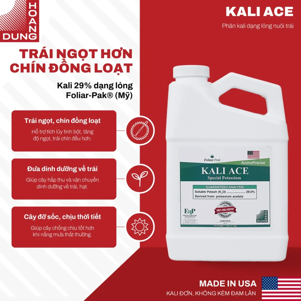 KALI ACE EnP – công dụng nổi bật của sản phẩm