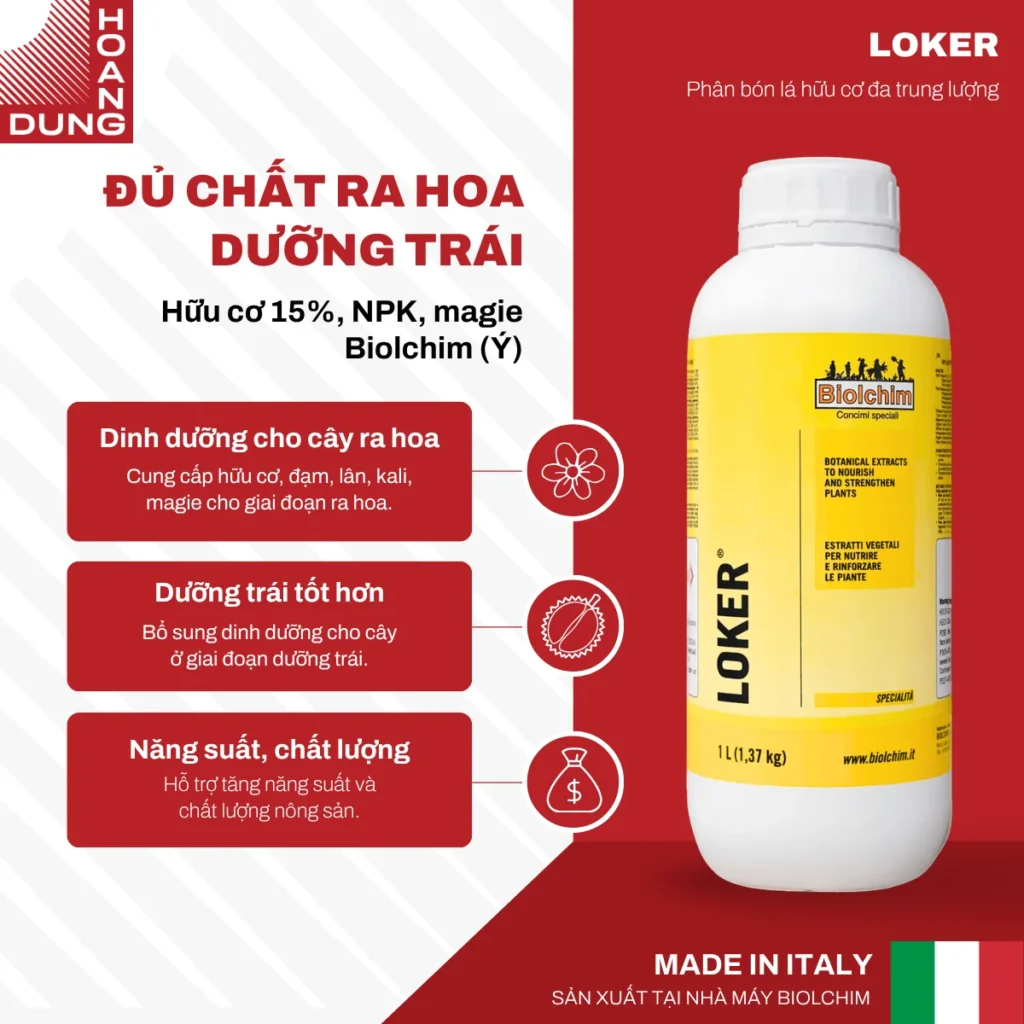 LOKER Biolchim – công dụng nổi bật của sản phẩm