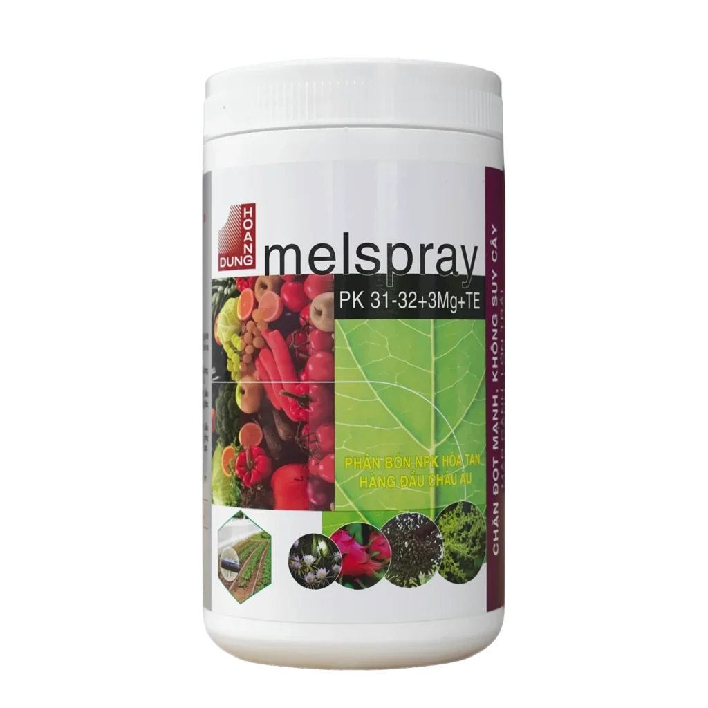 MELSPRAY PK 0-31-32 phân bón PK dạng bột tan không đạm Rosier – mặt trước bao bì