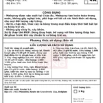 MELSPRAY PK 0-31-32 Rosier – tem phụ