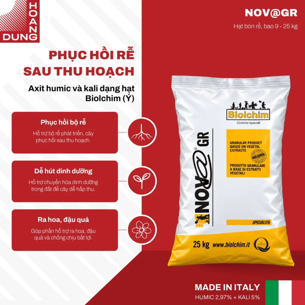 NOV@GR Biolchim – công dụng nổi bật của sản phẩm