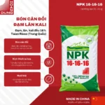 NPK 16-16-16 Hạt hồng Taian Risso Chemical – công dụng nổi bật của sản phẩm