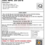 NPK 16-16-8 Hạt hồng OOO Vektor – tem phụ