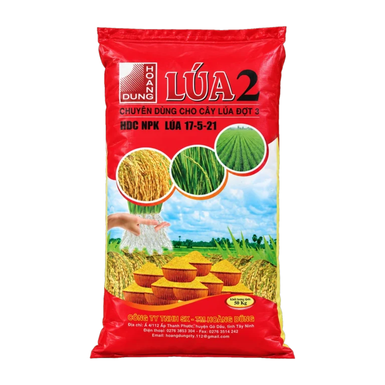 NPK 17-5-21 Hạt hồng phân bón hỗn hợp NPK dạng hạt Qingdao Greenery Chemical – mặt trước bao bì