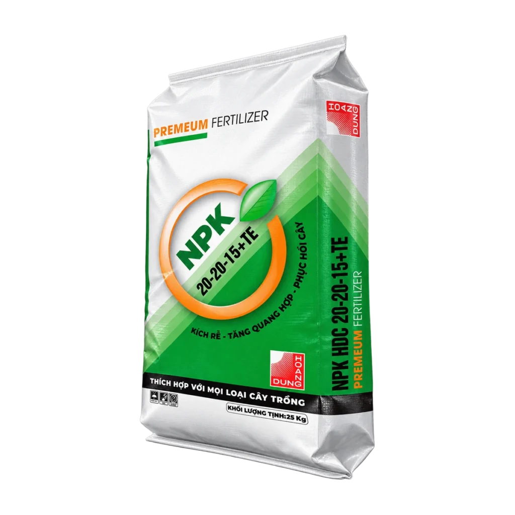 NPK 20-20-15 Hạt xanh phân bón hỗn hợp NPK dạng hạt Beijing Tongxin Tuli Technology – mặt trước bao bì