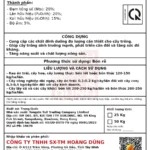 NPK 20-20-15 Hạt xanh Beijing Tongxin Tuli Technology – tem phụ