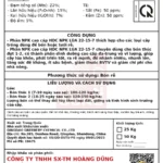 NPK 22-15-7 Hạt xanh Qingdao Greenery Chemical – tem phụ