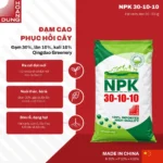 NPK 30-10-10 Hạt xanh Qingdao Greenery Chemical – công dụng nổi bật của sản phẩm