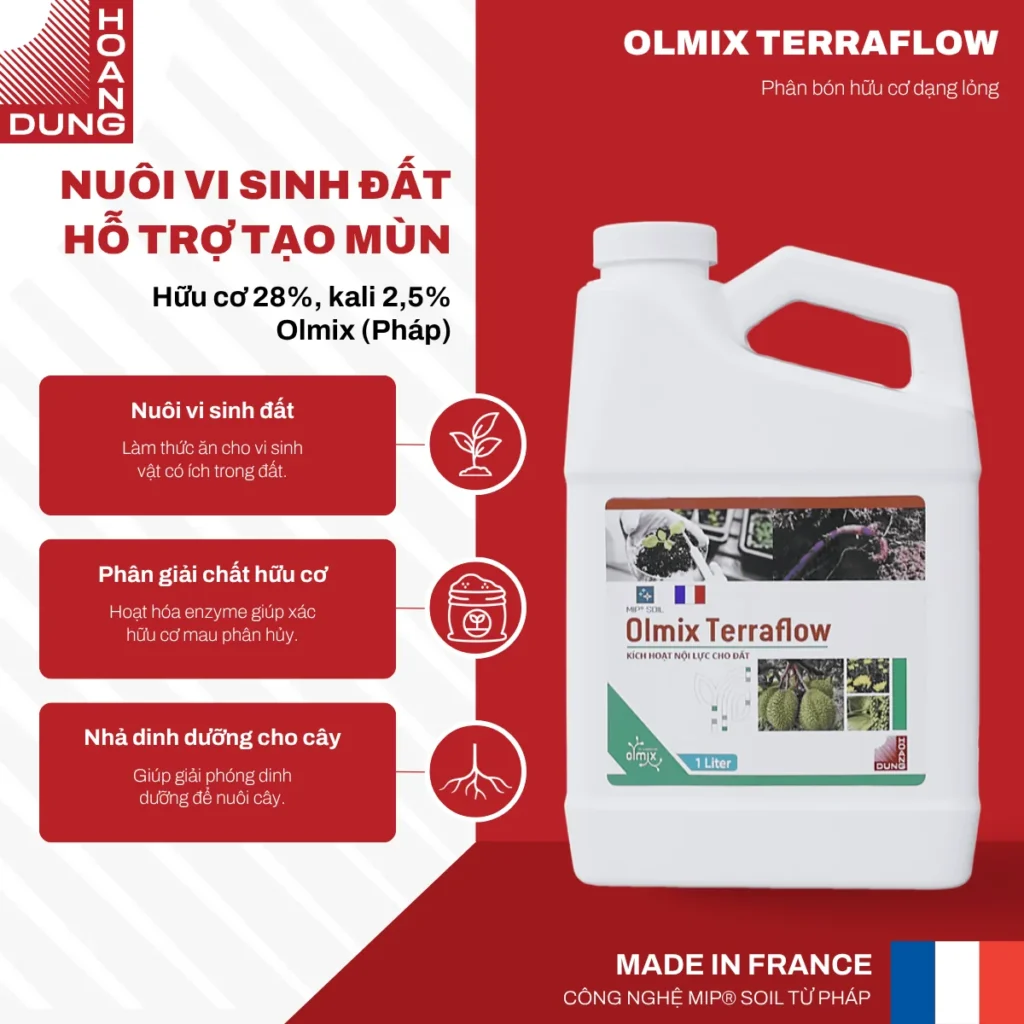 OLMIX TERRAFLOW Olmix – công dụng nổi bật của sản phẩm