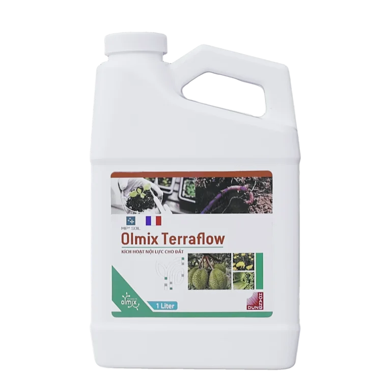 OLMIX TERRAFLOW phân bón hữu cơ dạng lỏng Olmix – mặt trước bao bì