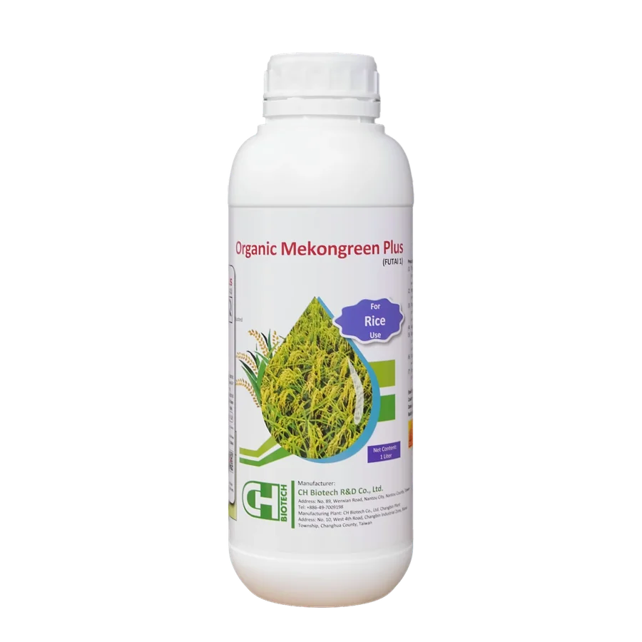 Chai phân hữu cơ Organic Mekongreen Plus FUTAI 1 cho lúa