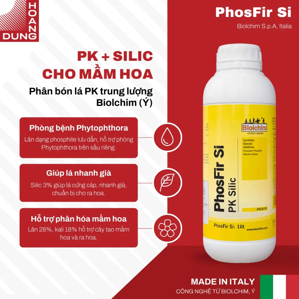 PHOSFIR SI Biolchim – công dụng nổi bật của sản phẩm