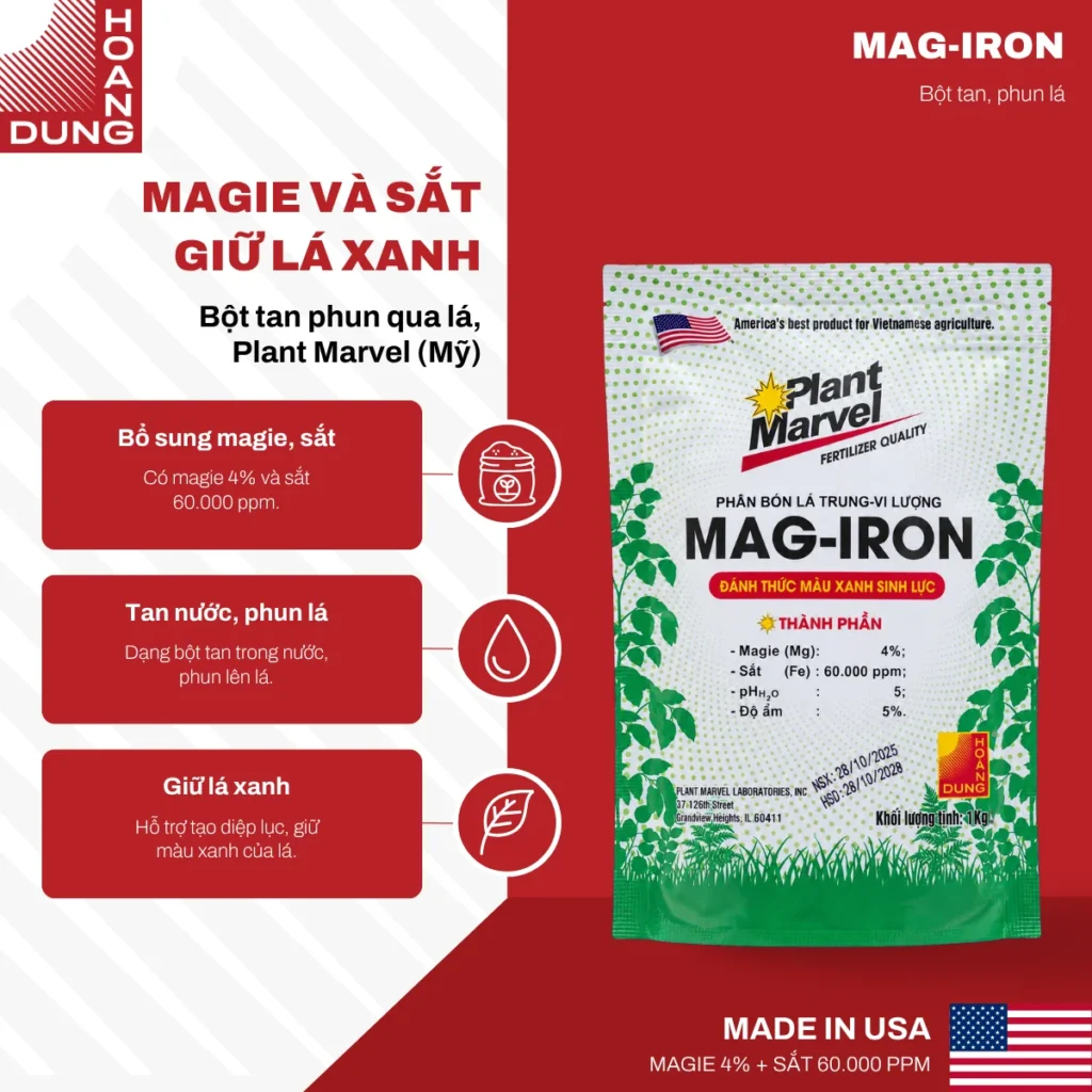 PLANT MARVEL MAG-IRON Plant Marvel – công dụng nổi bật của sản phẩm