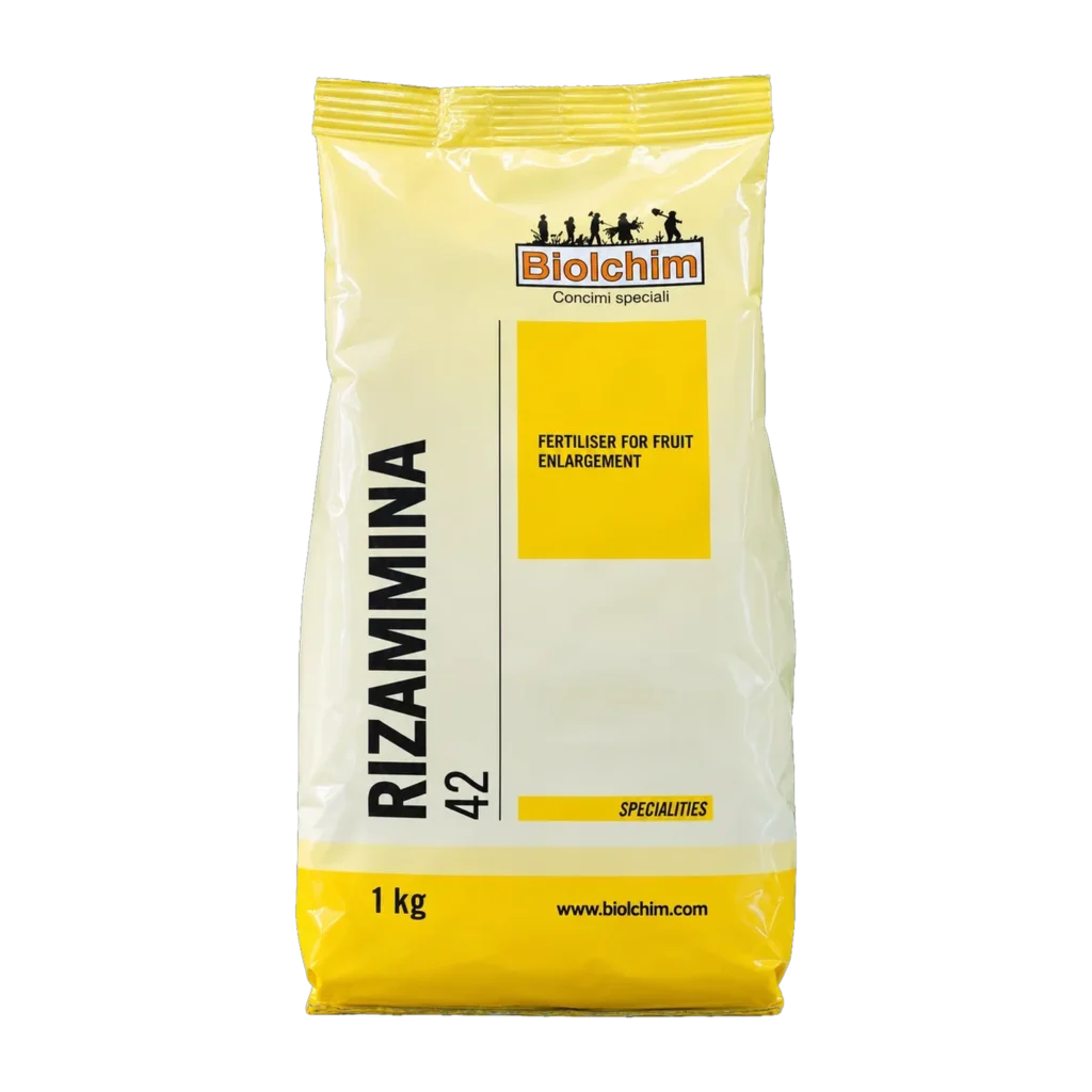 RIZAMMINA 42 HDC phân bón NPK dạng bột tan của Biolchim Biolchim – mặt trước bao bì