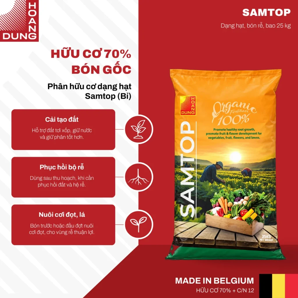 SAMTOP Janssens Smeets – công dụng nổi bật của sản phẩm