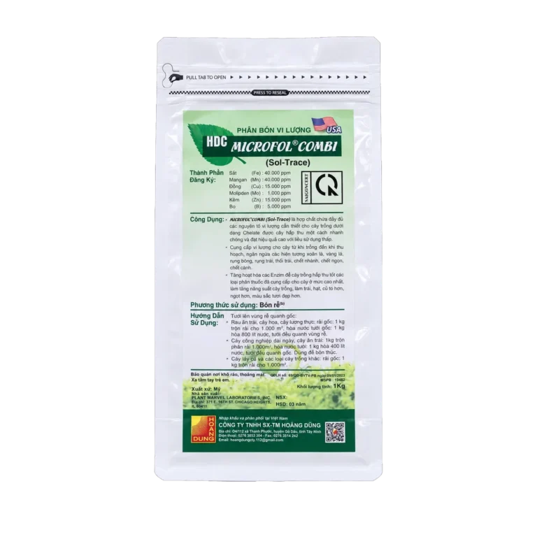 VL COMBI MỸ phân bón vi lượng dạng bột Plant Marvel – mặt trước bao bì
