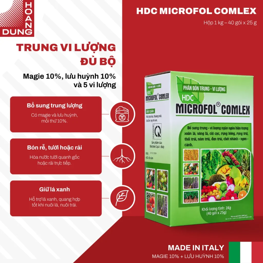 VL COMPLEX Biolchim – công dụng nổi bật của sản phẩm